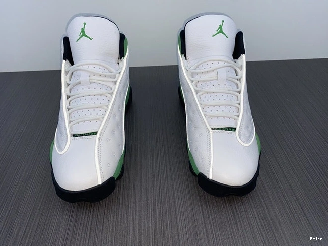 Bmlin Shoes White DB6537- Green Retro Lucky Jordan Trendy 4172 13 1013